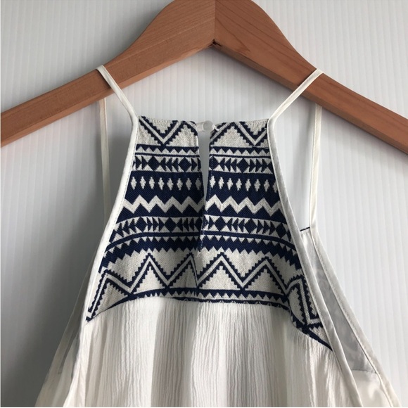 Jack by BB Dakota Navy and White Patterned Dress - Picture 6 of 9